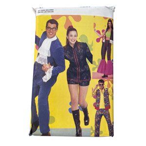 Butterick 6754 Austin Powers Pattern All Sizes Mens Womens Costume UNCUT